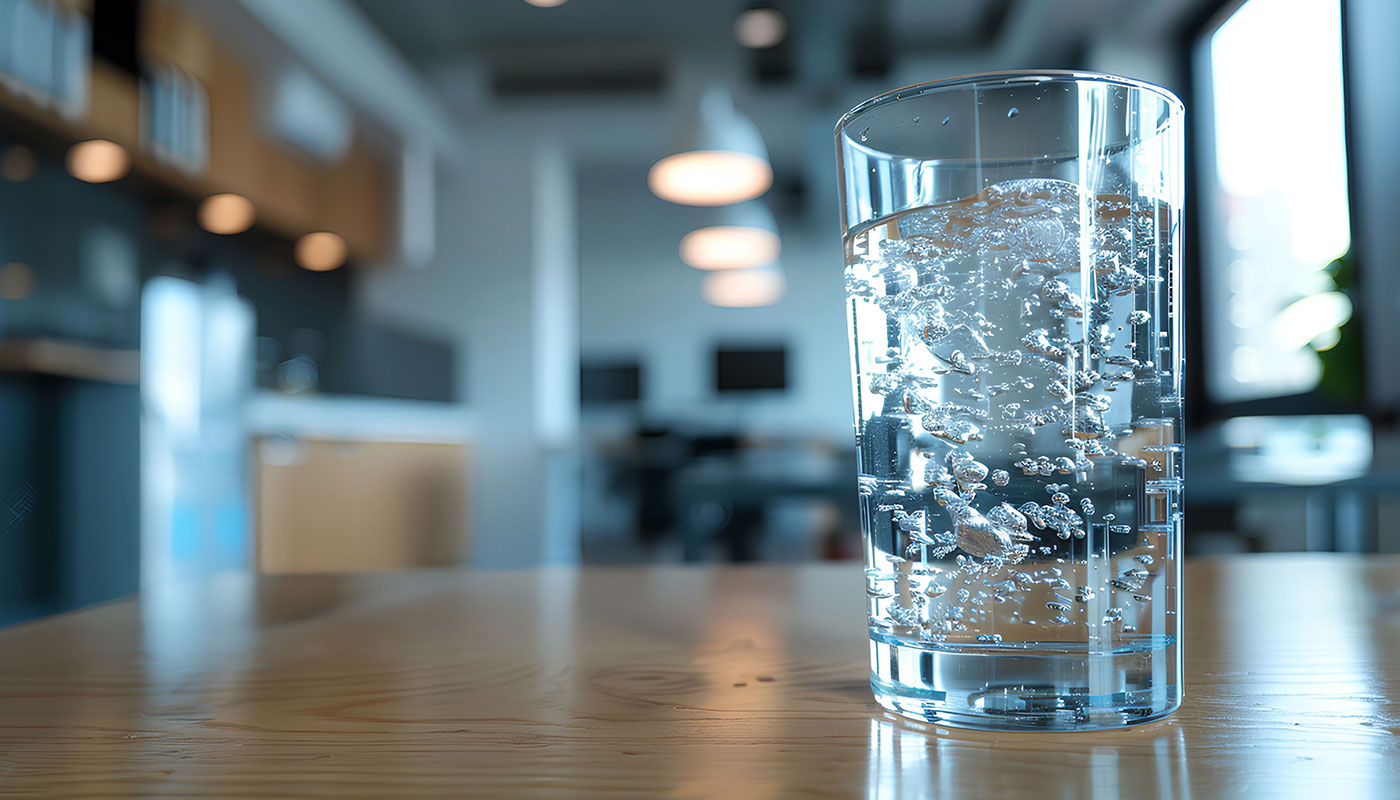 Crystal Clear Filtered Water